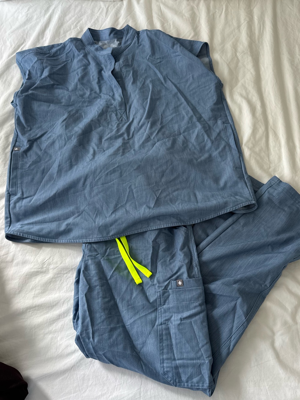 Figs Heather Indigo Set Medium